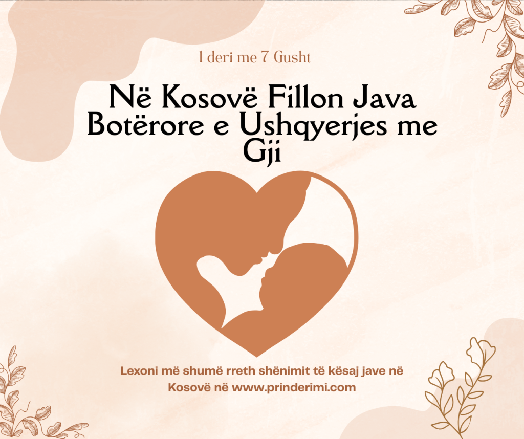 Fillon Java Botërore e Ushqyerjes me Gji: Mbështetje për nënat dhe një fillim i shëndetshëm për fëmijët