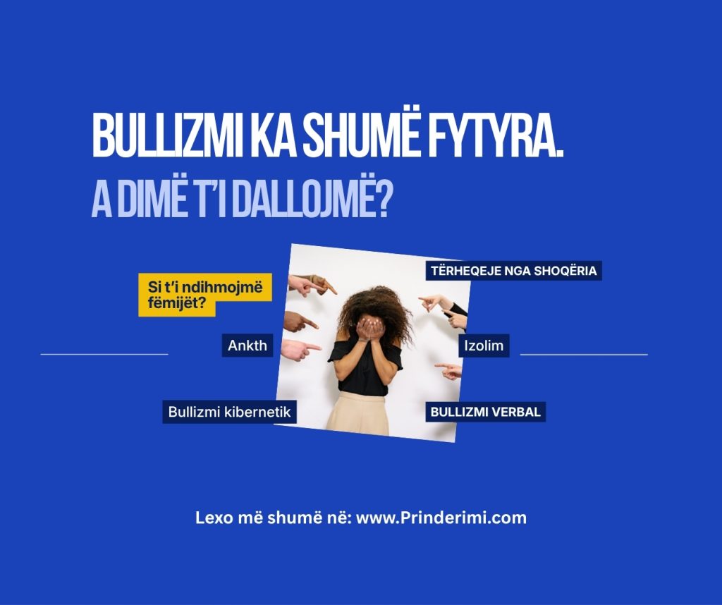 Gjashtë llojet e bullizmit dhe si t’i ndihmojmë fëmijët