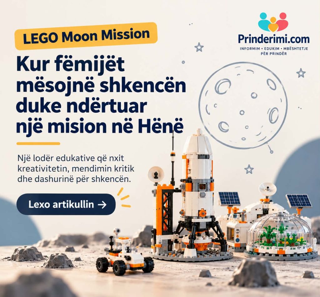 LEGO Moon Mission: Kur fëmijët mësojnë shkencën duke ndërtuar një mision në Hënë