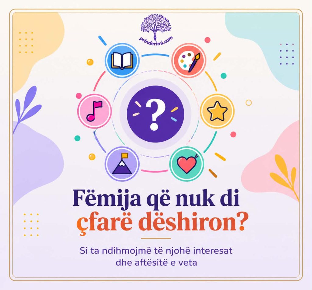 Fëmija që nuk di çfarë dëshiron: Si ta ndihmojmë të njohë interesat dhe aftësitë e veta?